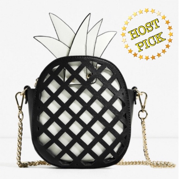 Zara Handbags - ✨HP✨ ZARA PINEAPPLE CROSSBODY BAG